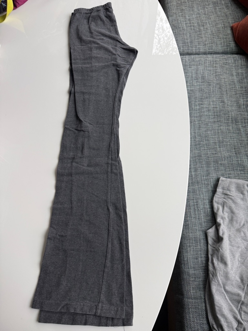 Brandy Melville Charcoal Gray Flare Pants